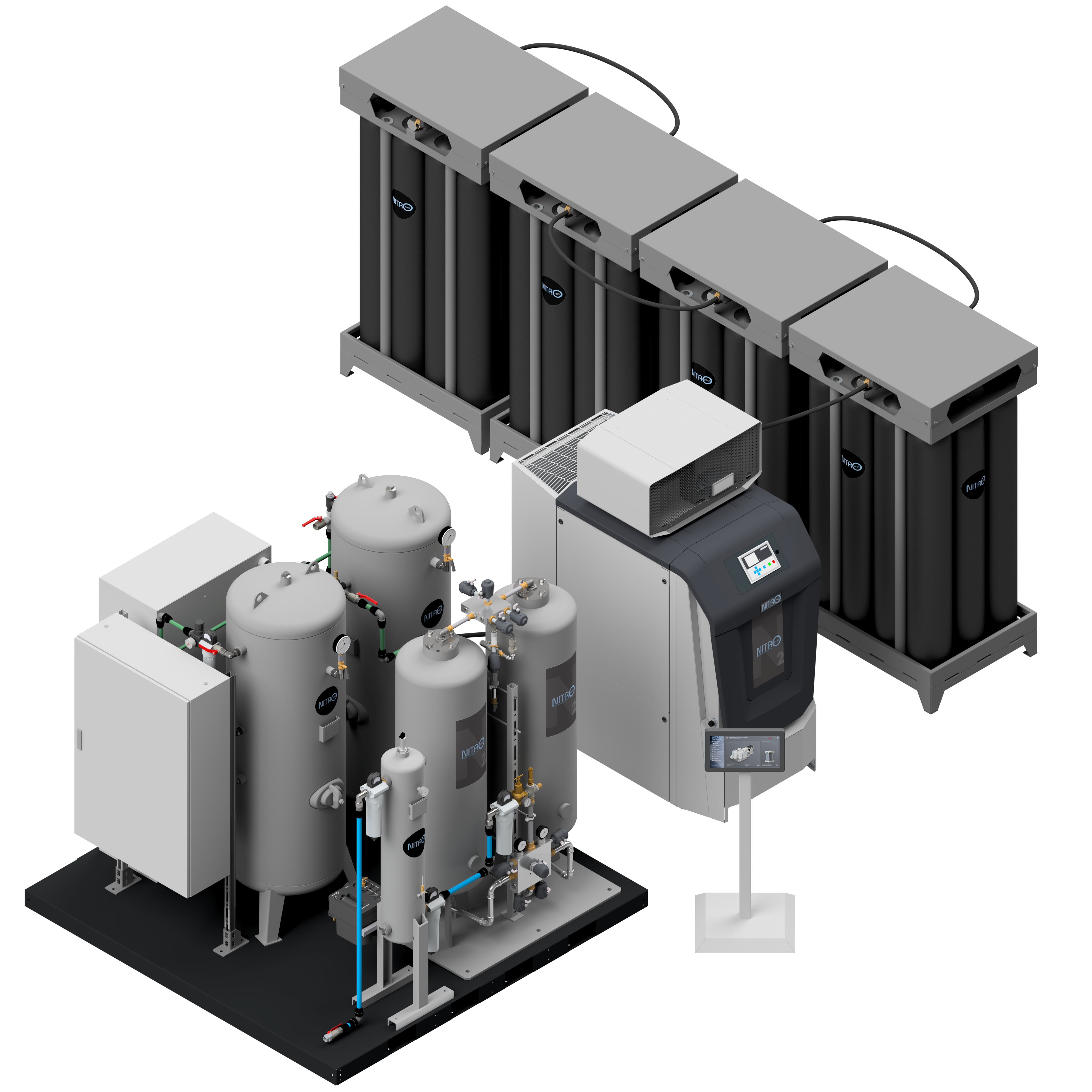 Nitrogen generator PSA & membran